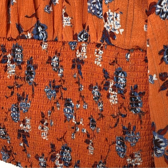 FREE People Blusa final rose floral, V-neck flowers - Picture 5 of 15